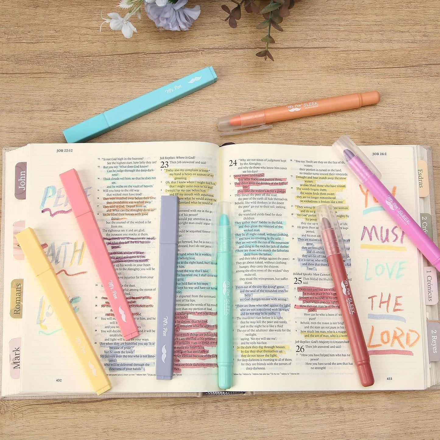 Mr. Pen Aesthetic & Gel Highlighters: Color Your World