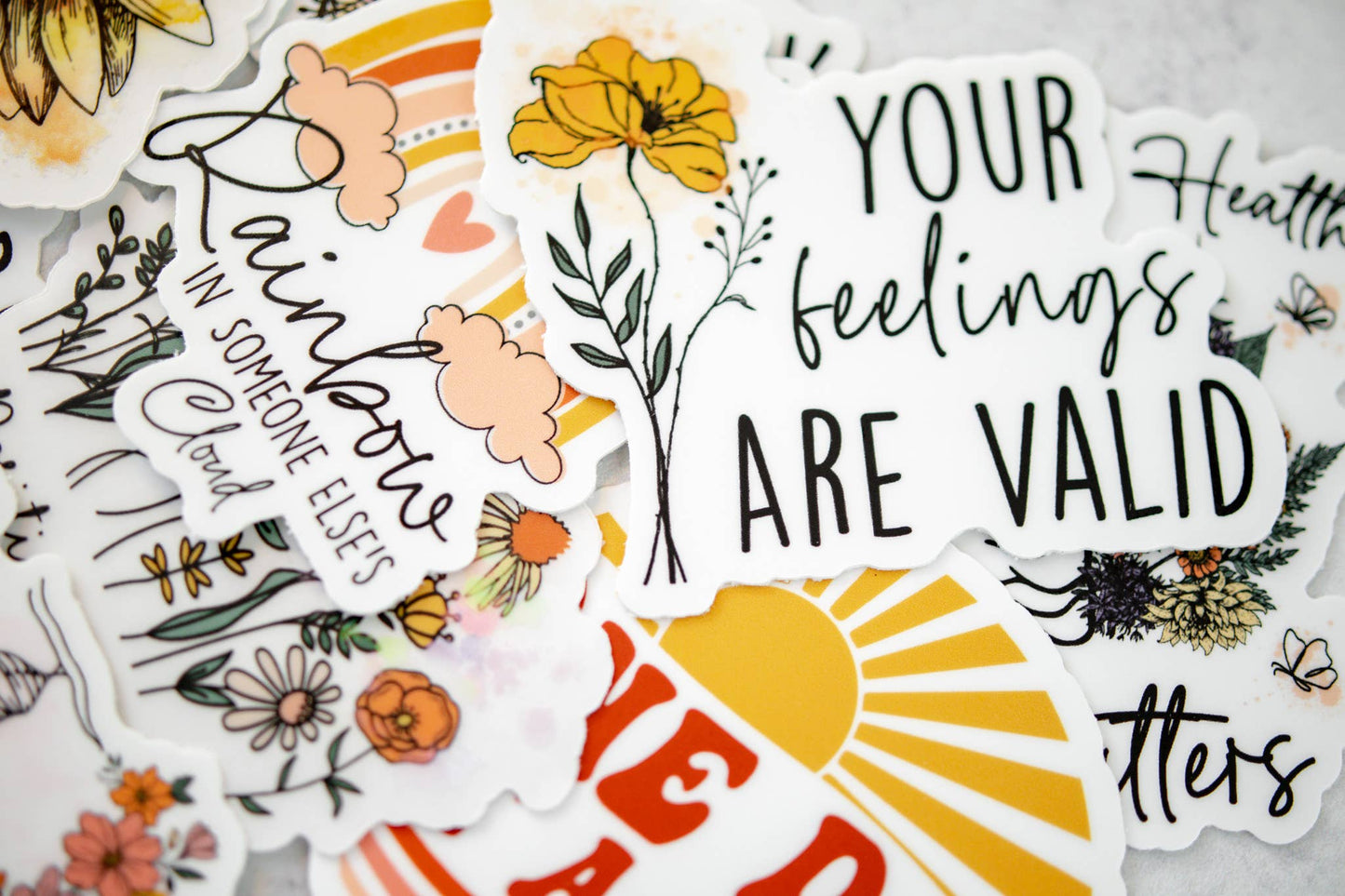 It's Ok To Not Be Ok, Vinyl Sticker, 3x3 in.