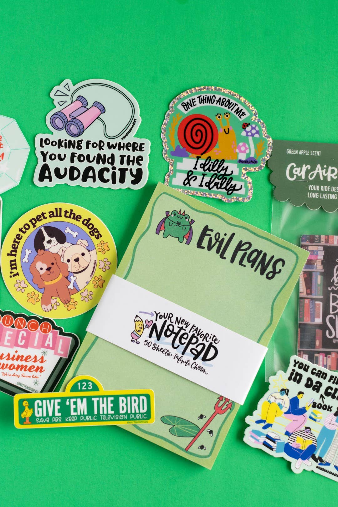 One Thing About Me: I Dilly & I Dally Sticker – Cute Snail