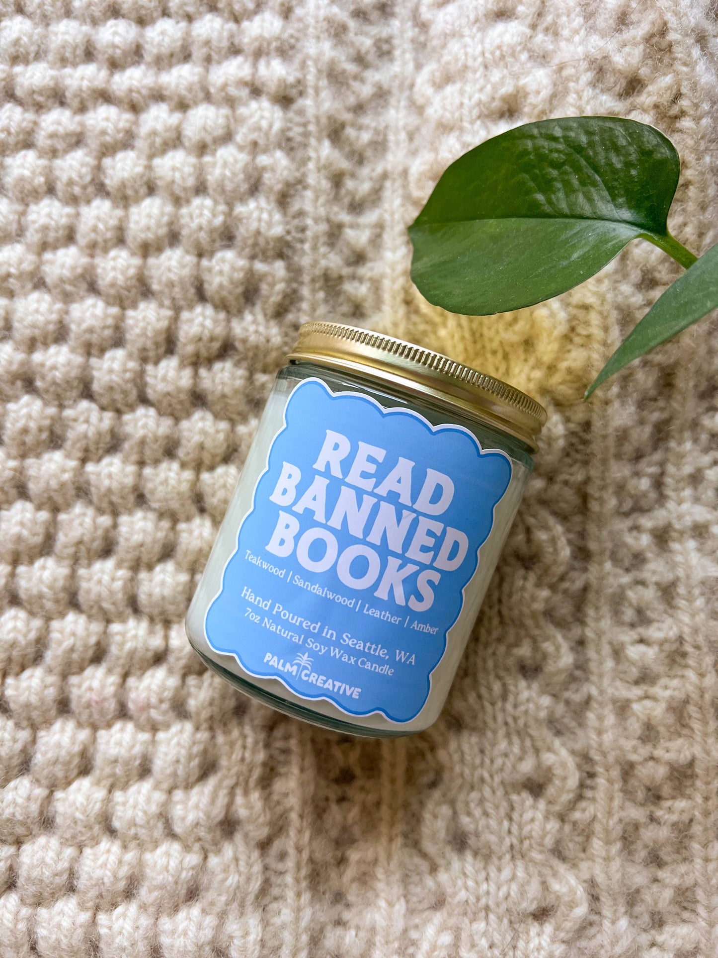 Read Banned Books Candle