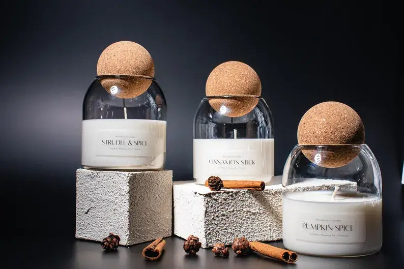 Fall Candle with Corktop lid available in multiple scents 