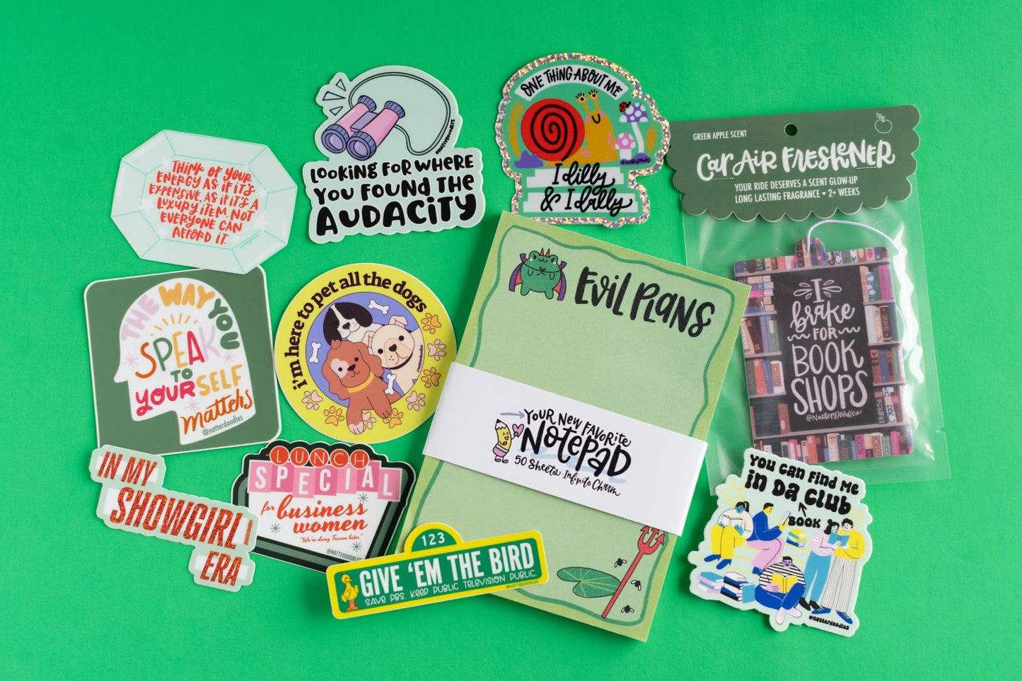 One Thing About Me: I Dilly & I Dally Sticker – Cute Snail