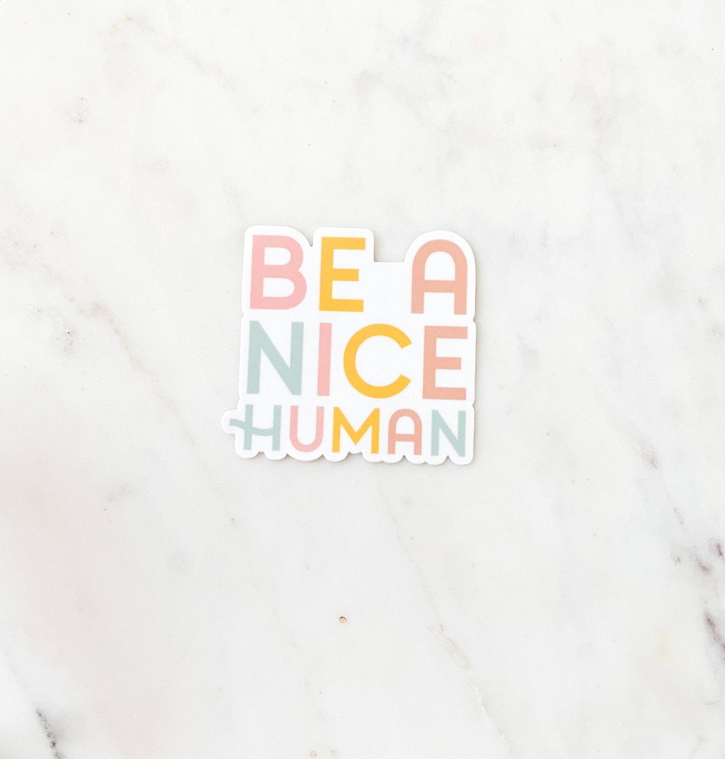 Be A Nice Human Sticker