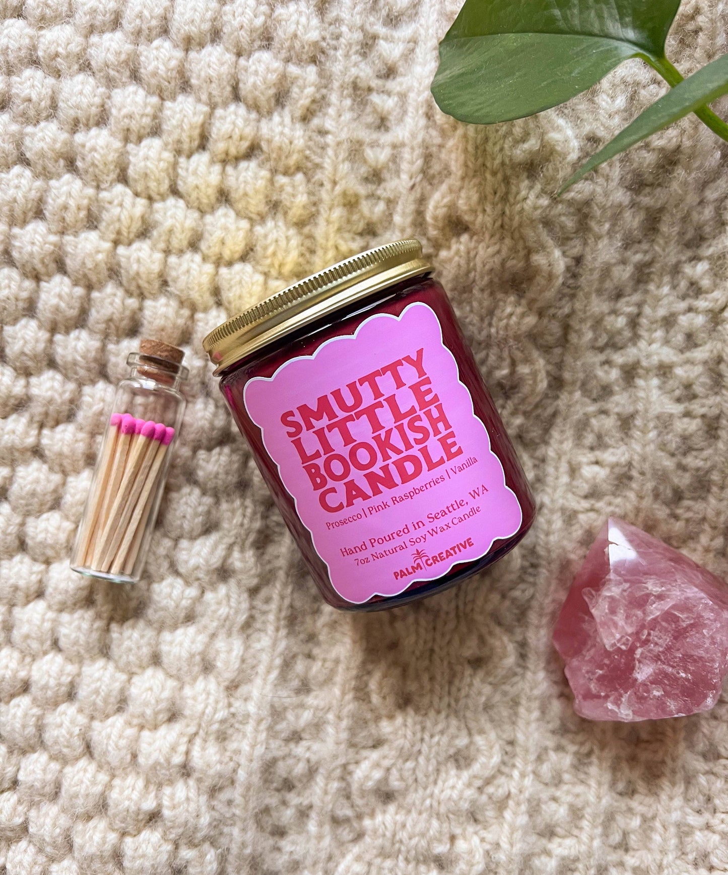 Smutty Little Bookish Candle