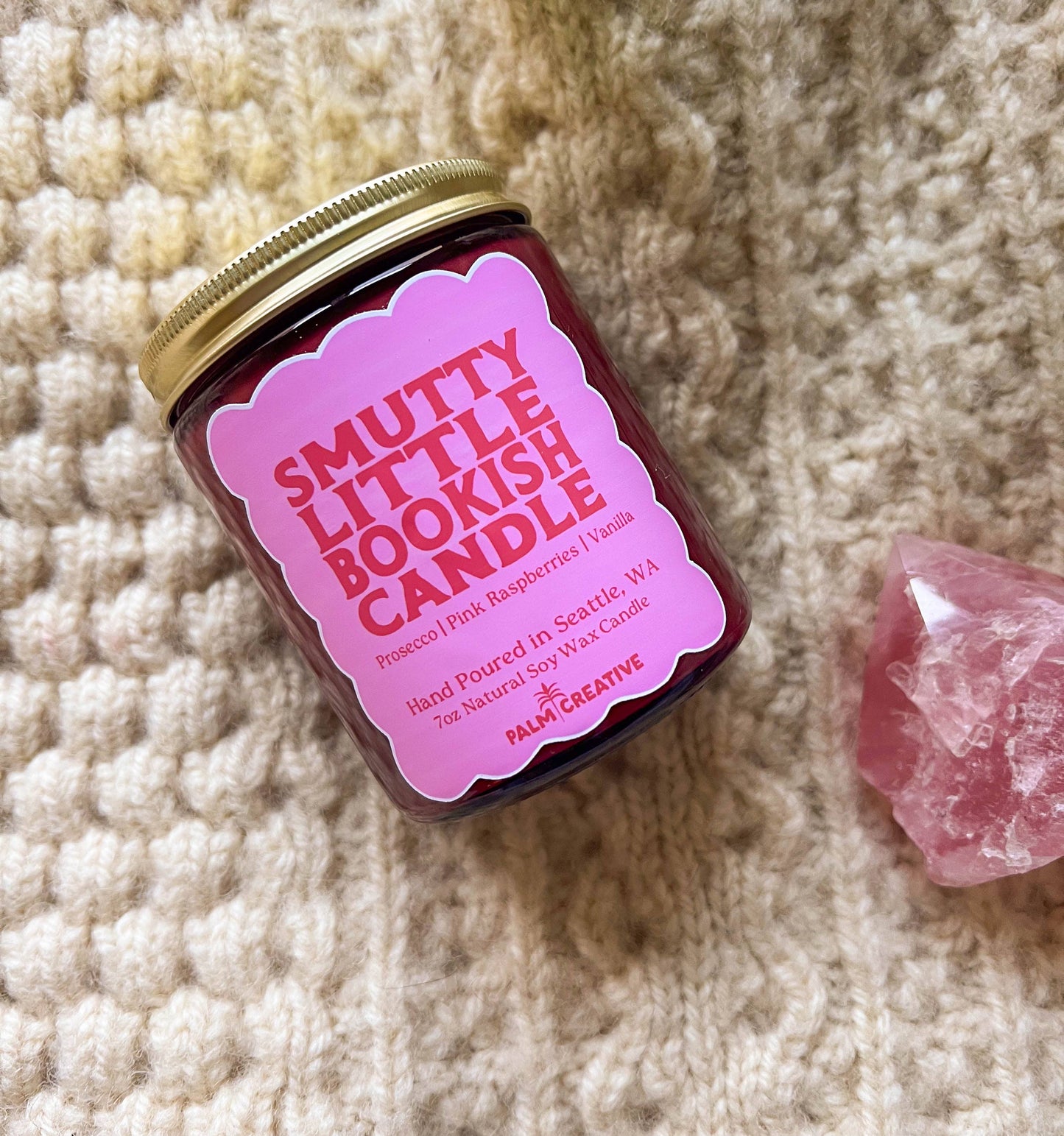 Smutty Little Bookish Candle