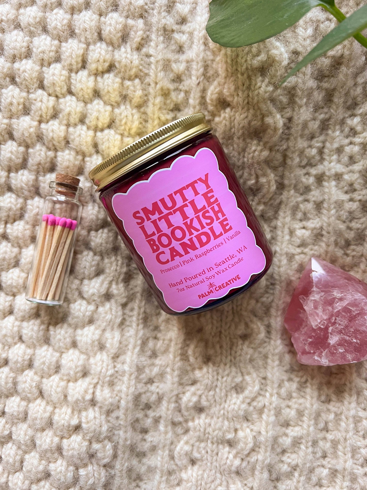 Smutty Little Bookish Candle