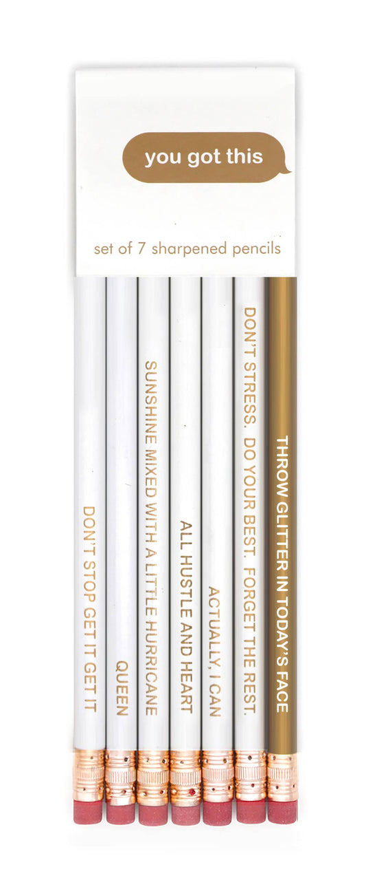 YOU GOT THIS PENCIL SET