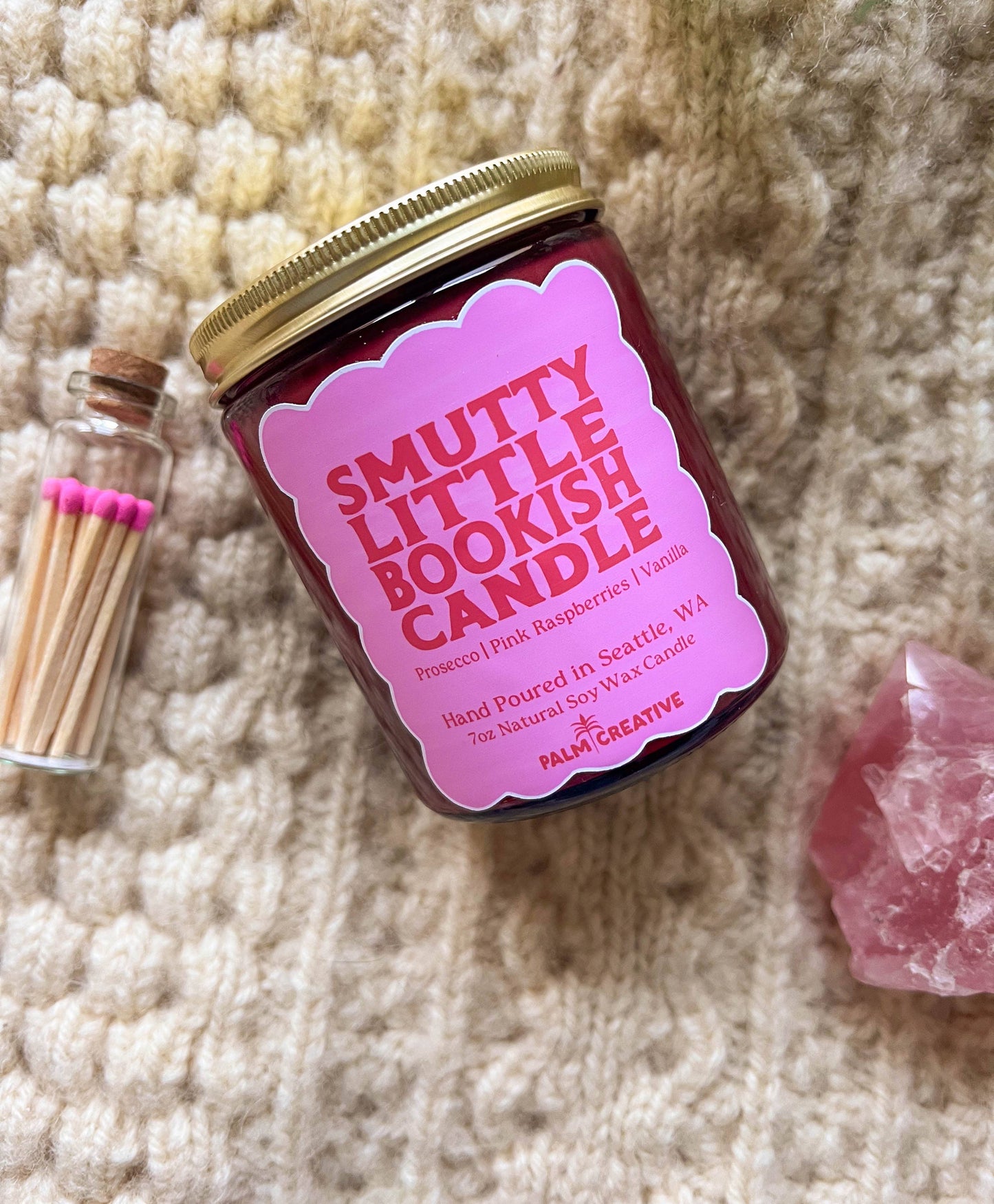 Smutty Little Bookish Candle