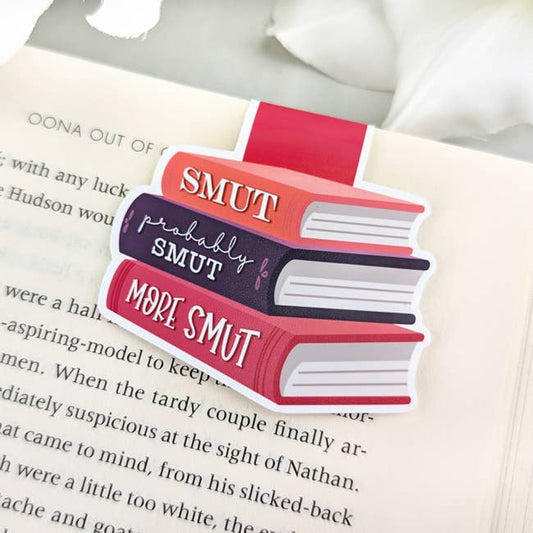 Magnetic Bookmark - Smut, probably smut, More Smut - romance