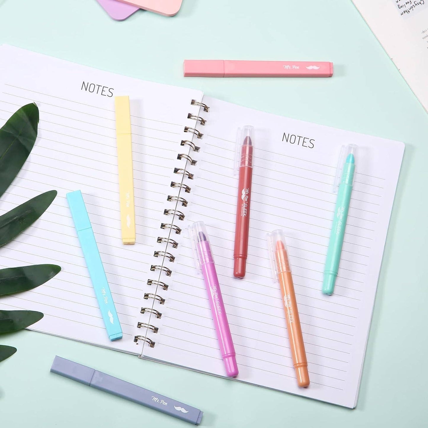 Mr. Pen Aesthetic & Gel Highlighters: Color Your World