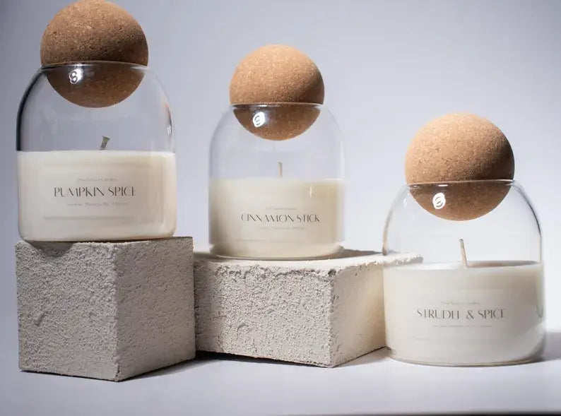 Fall Candle with Corktop lid available in multiple scents 