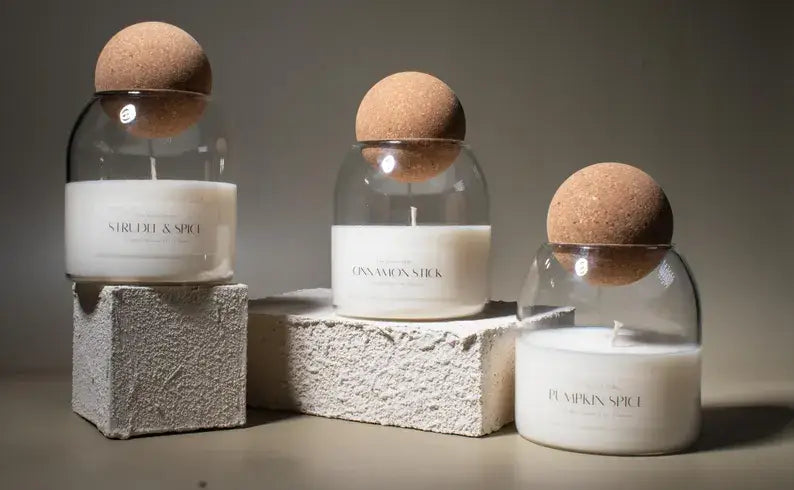 Fall Candle with Corktop lid available in multiple scents 